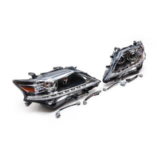 Передние Фары (2 шт, Рестайлинг) Lexus RX 2009-2015 гг. фото 3
