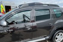Dacia Duster 2008-2018 гг. Ветровики на окна (4 шт, HIC) фото 1