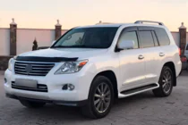 Lexus LX570/450d 2008-2022 гг. Ветровики 11см (4шт, HIC) фото 5