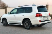 Lexus LX570/450d 2008-2022 гг. Ветровики 11см (4шт, HIC) фото 6