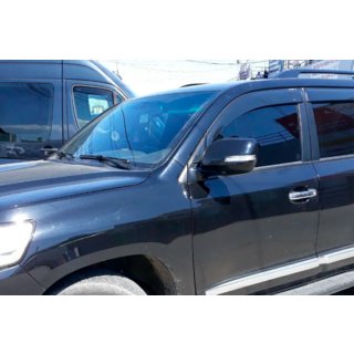 Ветровики 11см (4шт, HIC) Lexus LX570/450d 2008-2022 гг. фото 1