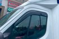 Opel Movano 2010-2021 гг. Ветровики на окна (2 шт, HIC) фото 1