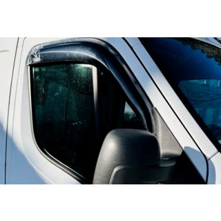 Ветровики на окна (2 шт, HIC) Opel Movano 2010-2021 гг. фото 4