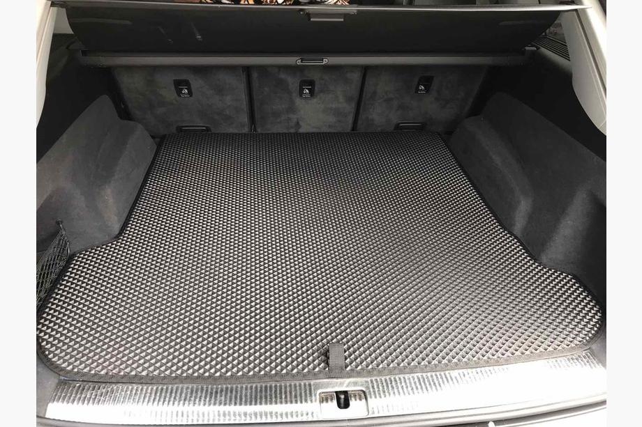 Audi Q7 2015–2026 гг. Коврик багажника (EVA, Черный) Image