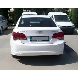 Накладка на задний бампер SD (Meliset, под покраску) Chevrolet Cruze 2009–2015 гг. фото 2