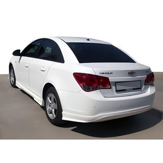 Накладка на задний бампер SD (Meliset, под покраску) Chevrolet Cruze 2009–2015 гг. фото 1