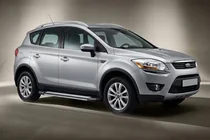 Ford Kuga 2008-2013 гг. Боковые пороги Rainbow (2 шт., алюминий) фото 1