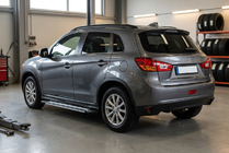 Mitsubishi ASX 2010-2023 гг. Боковые пороги Rainbow (2 шт., алюминий) фото 1