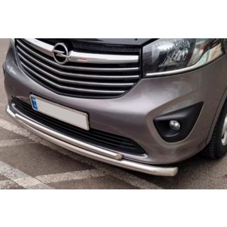 Передняя защита ST014 (нержавейка) Fiat Talento 2016- гг. фото 3