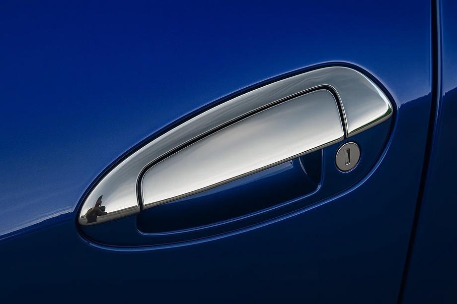 Fiat Linea 2006-2018 гг. Хромированные накладки на ручки с верхней частью (8 шт., нержавейка) OmsaLine - Итальянская Нержавейка Image