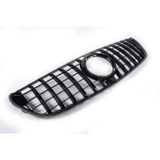 Передняя решетка GT Panamericana Черная (2014-2019 для V-class) Mercedes Vito/V-class W447 2014- гг. фото 4