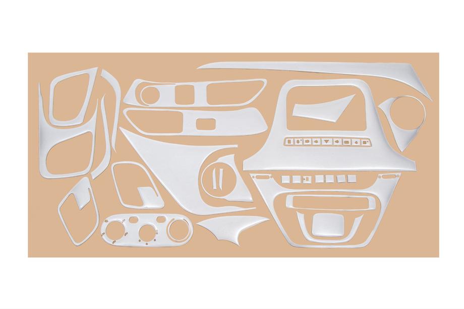 Iveco Daily 2014- гг. Накладки на Панель Приборов Алюминий Image