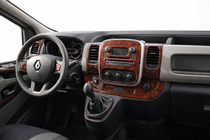 Renault Trafic 2015- гг. Накладка на торпедо Титан фото 1