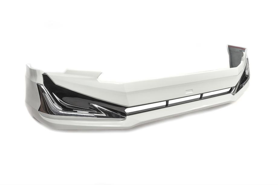 Toyota Land Cruiser Prado 150 2009-2023 гг. Накладки на передний и задний бампер Modelista V3-LED (2017-) Белый Фото 9