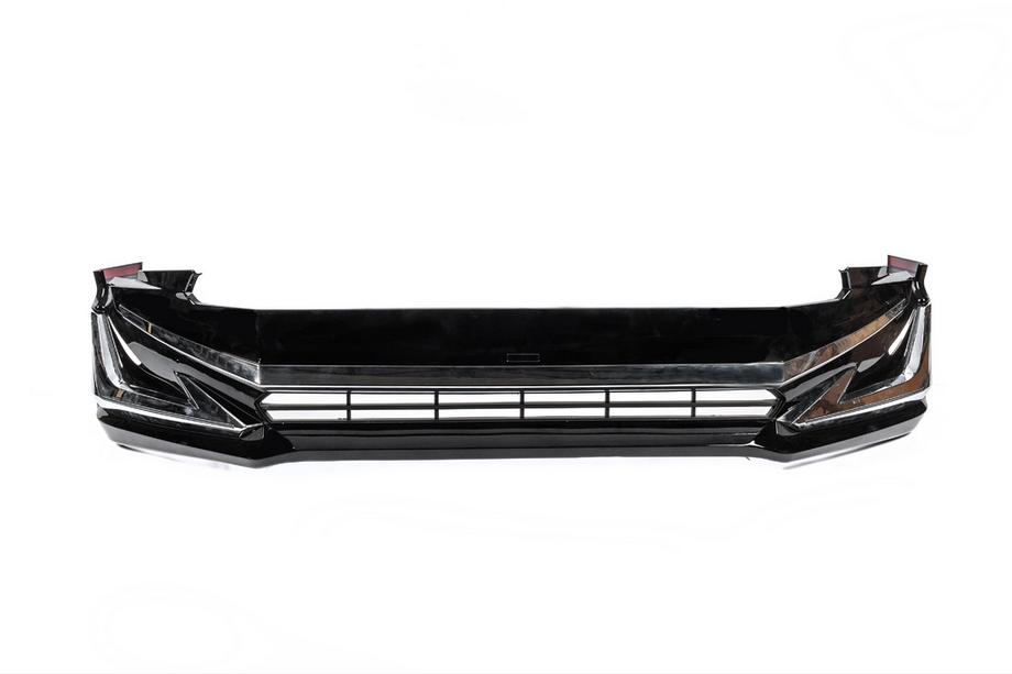 Toyota Land Cruiser Prado 150 2009-2023 гг. Накладки на передний и задний бампер Modelista V3-LED (2017-) Белый Фото 15