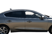 Ford Focus IV 2018- гг. Верхние молдинги стекол OmsaLine HB, SD (4 шт, нержавейка) фото 1