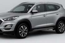 Hyundai Tucson TL 2016-2021 гг. Окантовка молдингов стекол OmsaLine (14 шт., нерж. сталь) Черный хром фото 1