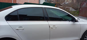Volkswagen Jetta 2011-2018 гг. Нижние молдинги окон нержавейка (6 шт) Carmos - Турецкая Нержавеющая Сталь фото 4