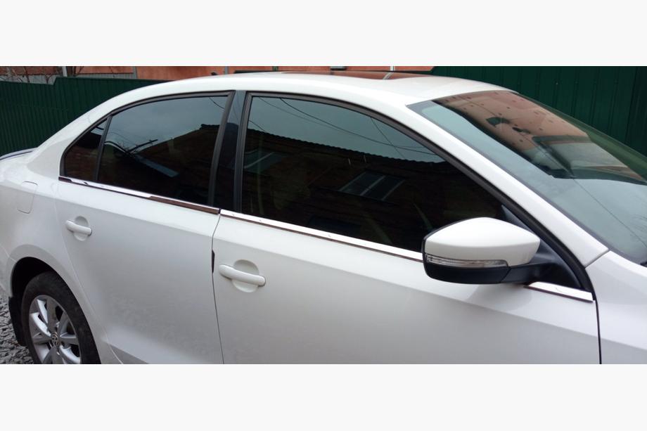 Volkswagen Jetta 2011-2018 гг. Нижние молдинги окон нержавейка (6 шт) Carmos - Турецкая Нержавеющая Сталь Image