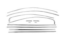 Volkswagen Jetta 2011-2018 гг. Полный комплект хромированных окантовок окон нержавейка (12 шт.) Carmos - Турецкая Нержавеющая Сталь фото 2
