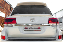 Toyota Land Cruiser 200 2007-2021 гг. Задний спойлер WALD (нижний, 2016-2021) Черный фото 20