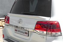 Toyota Land Cruiser 200 2007-2021 гг. Задний спойлер WALD (нижний, 2016-2021) Черный фото 21