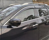 Nissan X-trail T32/Rogue 2014-2021 гг. Ветровики с хромированным молдингом (4 шт., Niken) фото 2