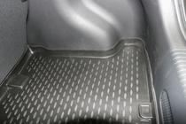 Hyundai Accent 2011-2017 гг. Коврик в багажник резиновый (Novline) HB фото 2