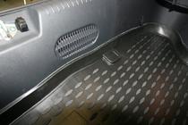 Hyundai Accent 2011-2017 гг. Коврик в багажник резиновый (Novline) HB фото 3