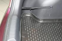 Hyundai Accent 2011-2017 гг. Коврик в багажник резиновый (Novline) HB фото 4