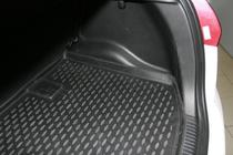 Kia Venga 2010-2019 гг. Коврик в багажник (верхний) резиновый (Novline) HB фото 2