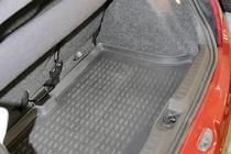 Nissan Micra K12 2003-2010 гг. Коврик в багажник резиновый (Novline) HB фото 2