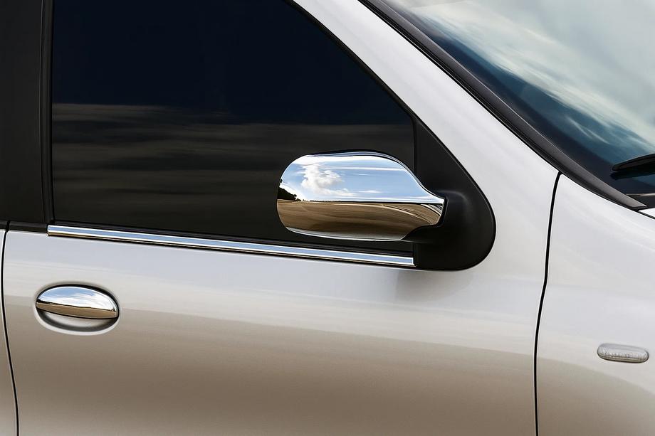 Fiat Albea 2002-2012 гг. Хромированные Накладки на Ручки (4 шт., Нержавейка) Image