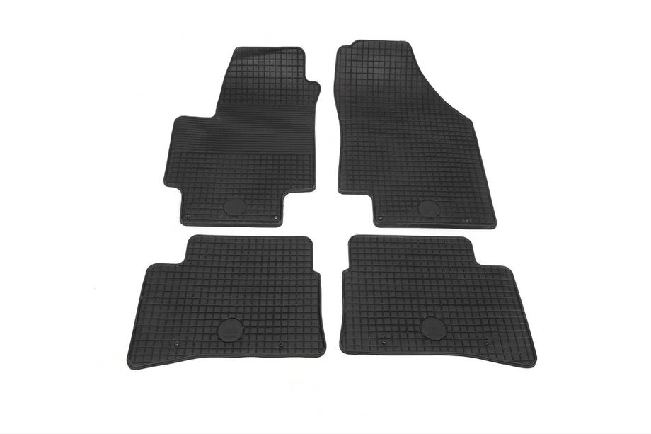 Hyundai Accent 2006-2010 гг. Оригинальные резиновые коврики (4 шт, Doma) Image