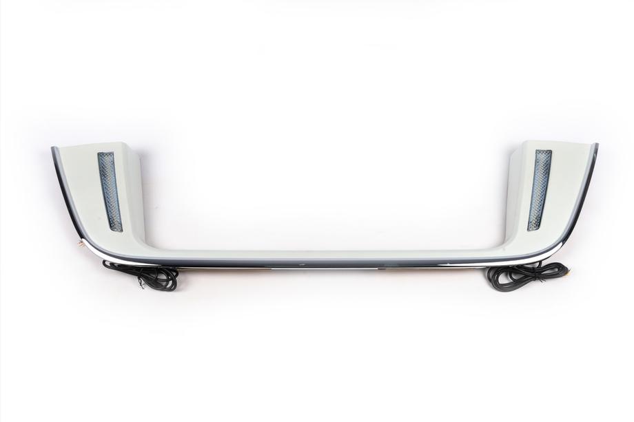 Toyota Land Cruiser 200 2007-2021 гг. Крепление номерного знака LED Белый Фото 2