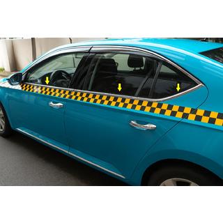 Нижние молдинги окон нержавейка Skoda Superb 2015-2024 гг.