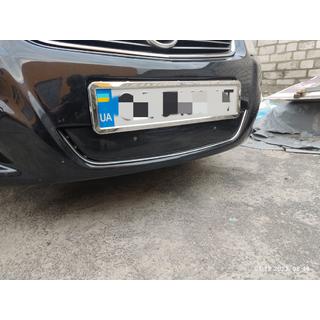 Зимняя накладка на решетку радиатора (2008-2011) Opel Zafira B 2005–2011 гг. фото 2