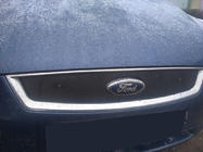 Ford Focus II 2005-2008 гг. Зимняя накладка на решетку радиатора фото 2