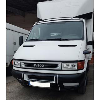 Зимняя накладка на решетку радиатора Iveco Daily 1999-2006 гг. фото 1