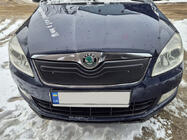 Skoda Roomster 2006-2015 гг. Зимняя накладка на решетку радиатора (2010+, верхняя) Глянцевая фото 3