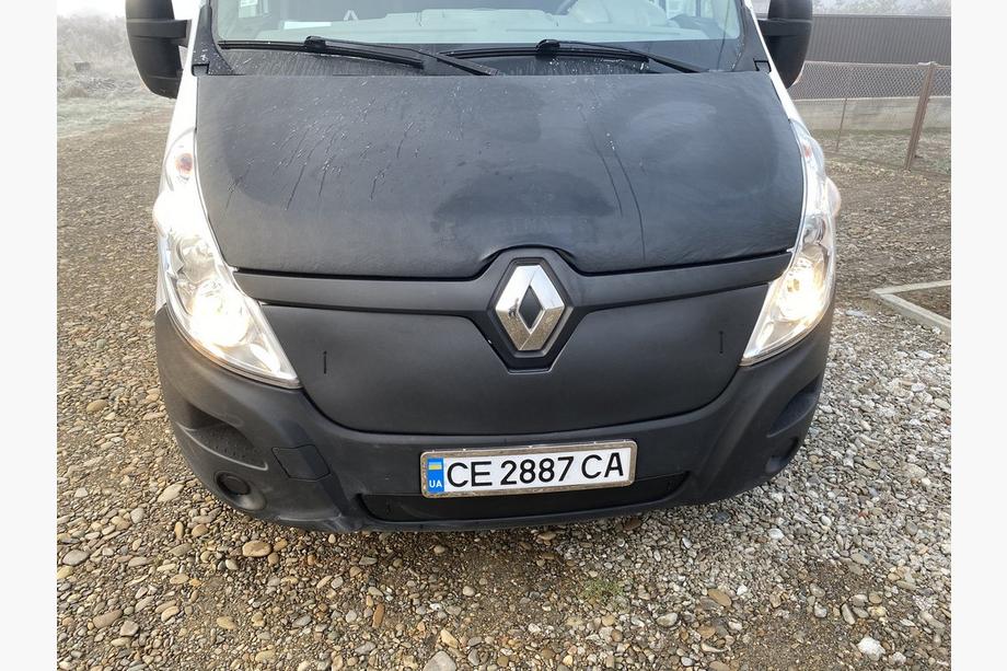 Renault Master 2011-2023 гг. Зимняя решетка (2014-2019, верхняя) глянцевая Фото 4