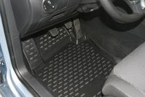 Volkswagen Golf 6 2008-2014 гг. 3D резиновые коврики в салон (4 шт, Novline) фото 2
