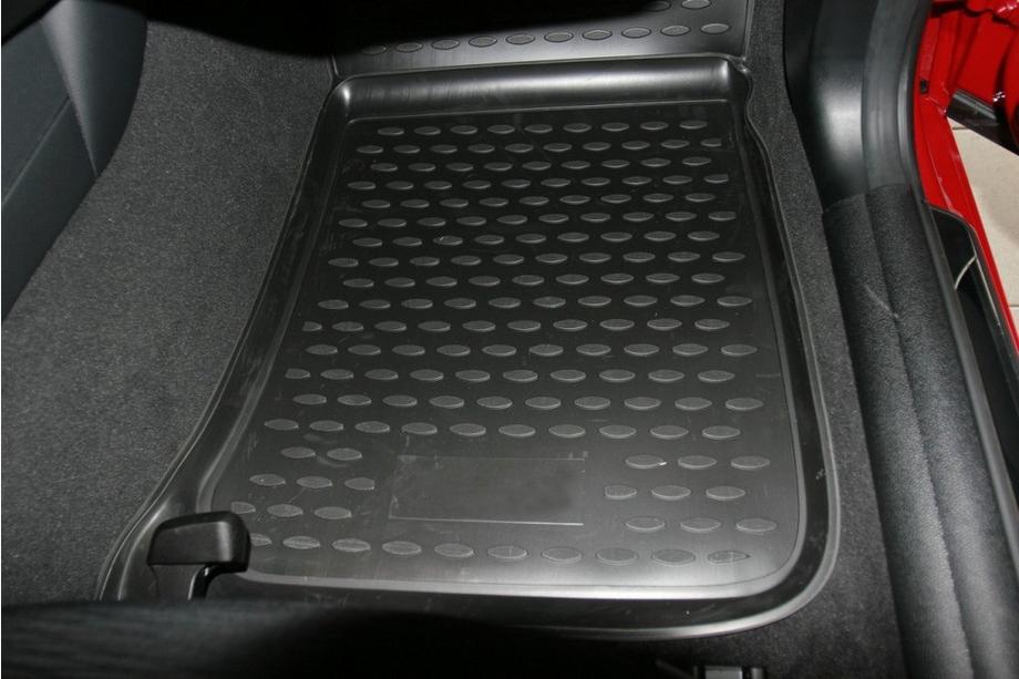 BMW 1 серия E81/E82/E87/E88 2004-2011 гг. Резиновые коврики в салон (4 шт, Novline) 3D Фото 4