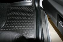 BMW 5 серия E60/E61 2003-2010 гг. Резиновые коврики в салон (4 шт, Novline) Вариант 2 фото 4