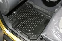 Chery Beat 2009-2015 гг. Резиновые коврики в салон (4 шт, Novline) фото 2