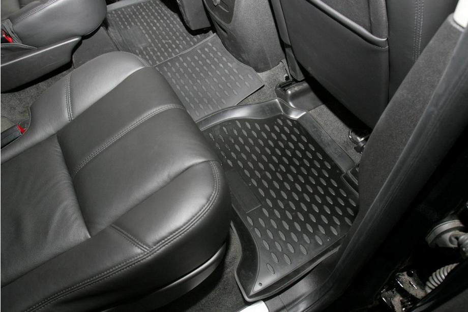 Chevrolet Tahoe 2014-2019 гг. (2007-2015) Резиновые коврики в салон (6 шт, Novline, Капитан) Фото 3