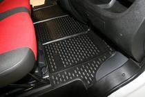 Fiat Ducato 2006-2025 гг. (2012↗) Резиновые коврики в салон (2 шт, Novline) фото 3