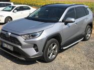 Toyota Rav 4 2019–2025 гг. Боковые Подножки Fullmond (2 шт., Алюминий) фото 3