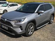 Toyota Rav 4 2019–2025 гг. Боковые Подножки Fullmond (2 шт., Алюминий) фото 10