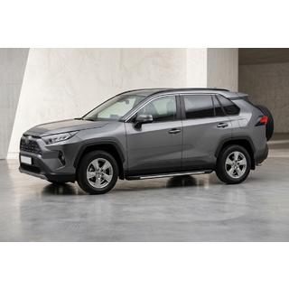 Боковые Подножки Bosphore Grey (2 шт., Алюминий) Toyota Rav 4 2019–2025 гг. фото 1